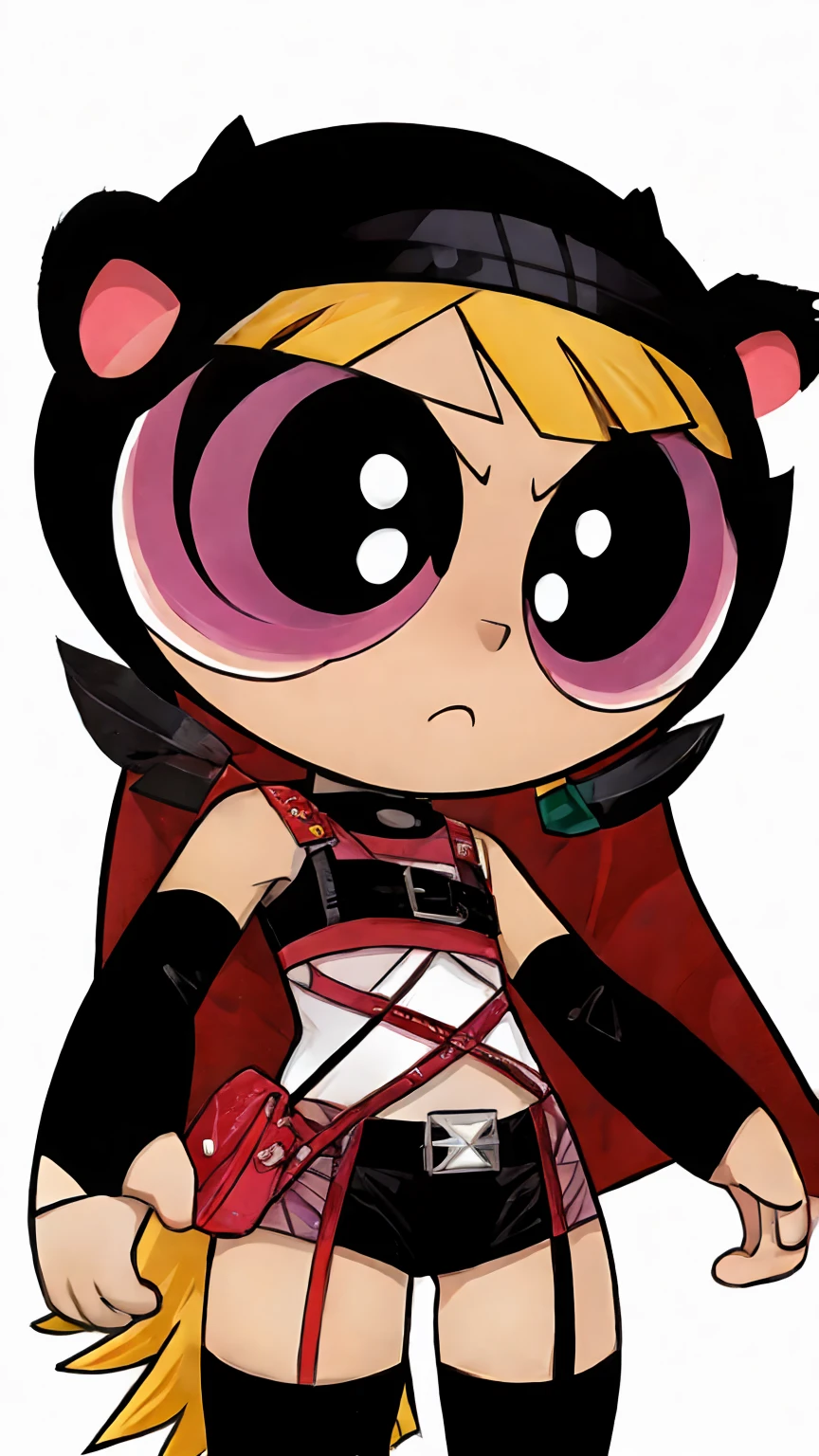 Gothic powerpuff girl, buttercup emo