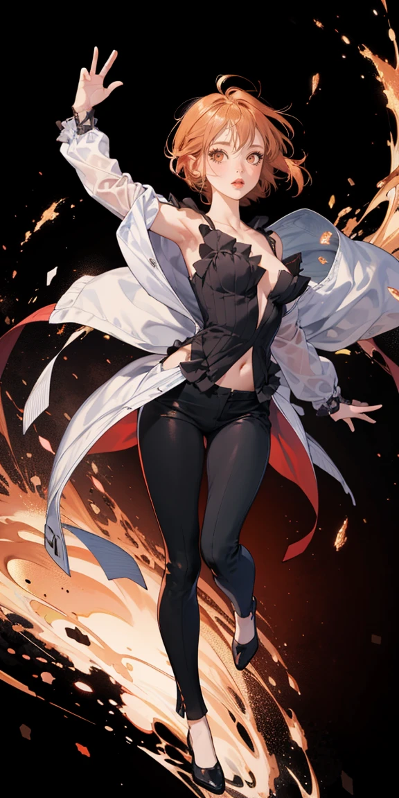 (best quality:1.2, Very detailed, up-to-date, Energetic, Ultra-high resolution, High contrast, masterpiece:1.2, best quality, Best aesthetics), (((1 girl))), Sexy witch, Mature woman'body of, 诱人body of线条, Willow Waist, Witch robe, Witch Hat, An elegant robe with a red and black pattern., Slit Skirt, Dress with exquisite lace, gem, Details, Purple tent, Decorative purple flowers, dark palette, Insufficient lighting, Witch made potion, Magic circles and tapestries hanging on the wall,