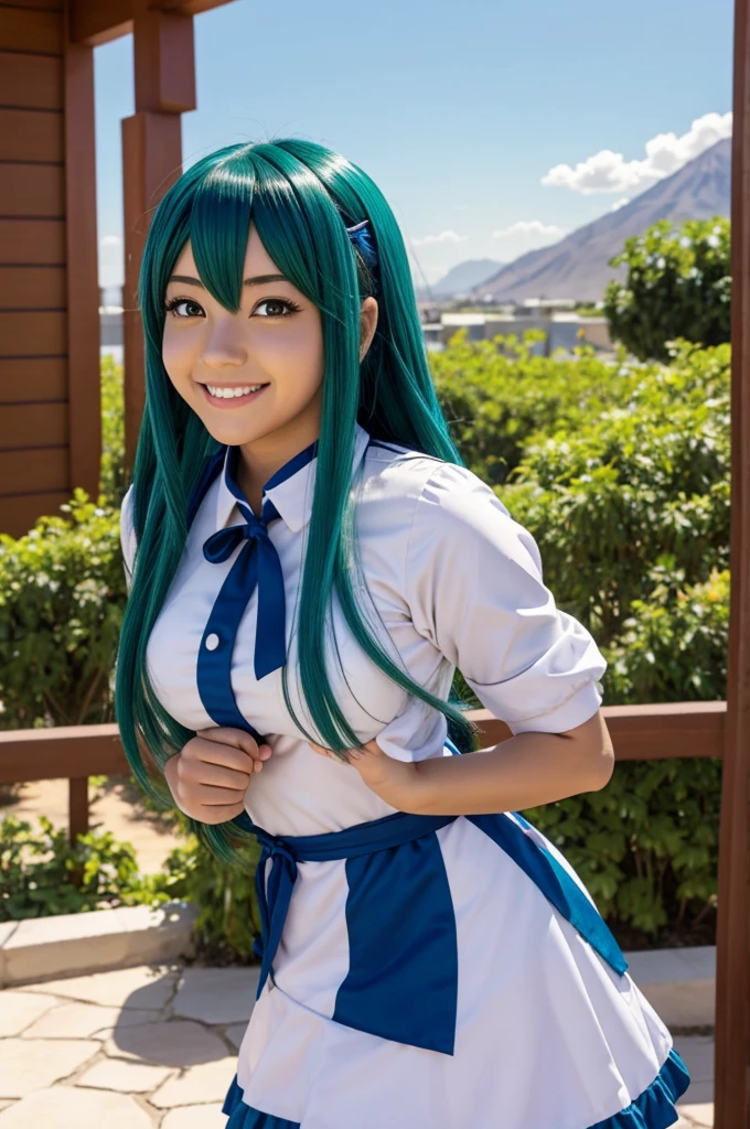 Nejire Chan from the anime Boku no hero Academia with a typical Mexican costume