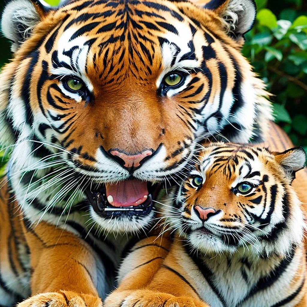 Tiger、Help、Smiling face