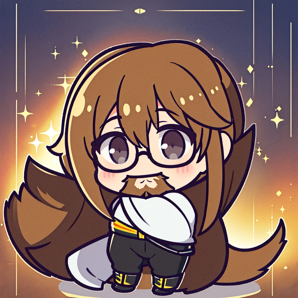 {{masterpiece}}, {{best quality}}, {ultra-detailed}, chibi, {{a handsome man}},{{ man}}, solo, beautiful black eyes, {beautiful eyes}, glasses, light smile,{{male}},
{{bike}},{{Special Attack Uniform}},{beard}