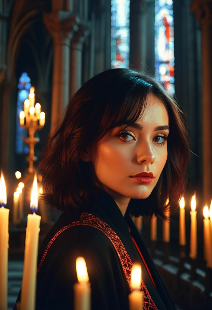 A stunning intricate full color portrait of 30 year old [anad|cm550|4lexb0tez|kdlt0r0],, epic character composition,, [style-widow :style-sylvamagic:0.2],, in a dark cathedral with candles,, by ilya kuvshinov, alessio albi, nina masic,, sharp focus, natural lighting, subsurface scattering, f2, 35mm, film grain 