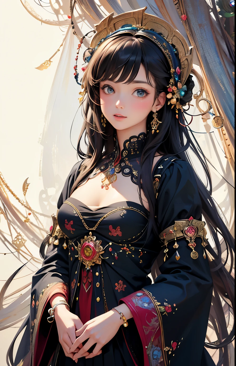 (masterpiece, Highest quality, Highest quality, Official Art, beautifully、aesthetic:1.2), (One girl), Very detailed,(Fractal Art:1.3),colorful,Most detailed