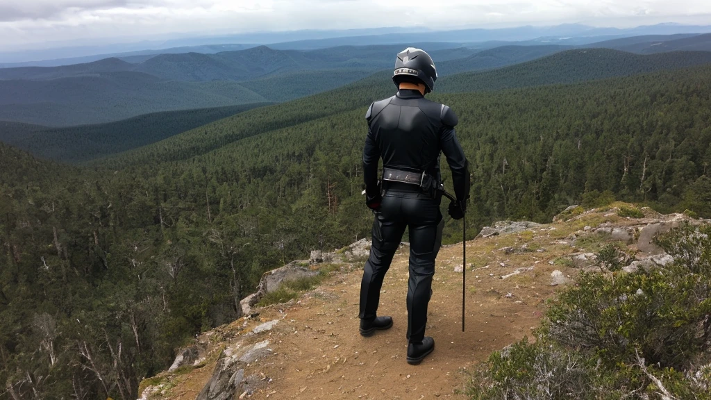 A Luxury Sales Suit man wearing a black rider full-face helmet overlooking wilderness,full body,standard rider black full face helmet,back view of the man, background is a wilderness,a man overlooking wilderness,a man overlooking wilderness,a man overlooking wilderness,a man overlooking wilderness,a man overlooking wilderness,full body,full body,full body,full body,with black rider full-face helmet,with black rider full-face helmet,with black rider full-face helmet,wearing black rider full-face helmet,wearing black full-face helmet,wearing black full-face helmet,overlooking wilderness,overlooking wilderness,Back view,Back view,Back view,Back view,Draw people small,Draw people small,Spectacular views,Spectacular views,Spectacular views,lonely man,lonely man,a black full-face helmet,a black full-face,A Luxury Sales Suit man,with Luxury Sales Suit