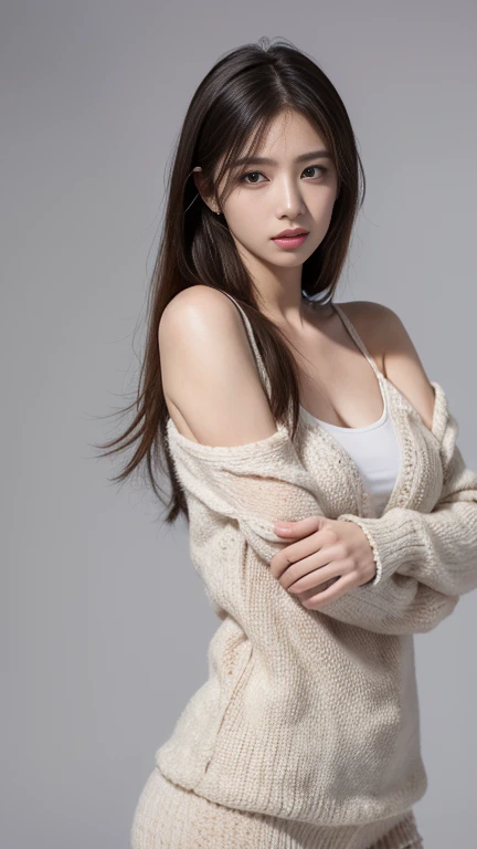 8ก, Ultra high resolution, Too realistic, alone, Women's bodies make their breasts bigger., rift, Take the whole body, fair skin, Wear amazing capes and capes., in an old mansion, long brown hair