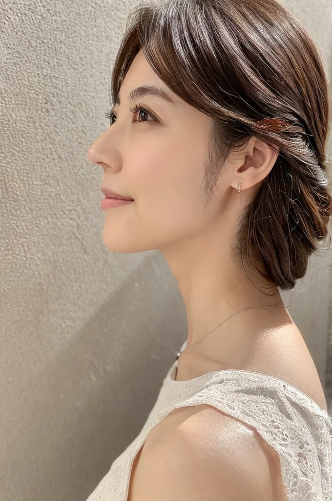 ((Highest quality)), ((masterpiece)), (detailed),Perfect Face,Japanese,Mature Woman,Upper Body