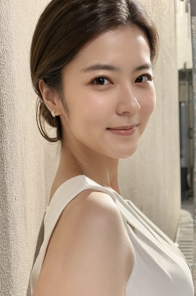 ((Highest quality)), ((masterpiece)), (detailed),Perfect Face,Japanese,Mature Woman,Upper Body