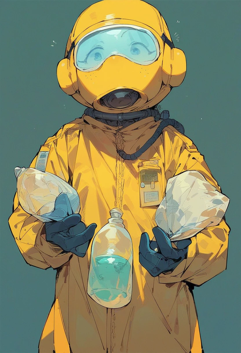 Anime,girl,dark,skin,hazmat Suit,clear Plastic Visor - SeaArt AI