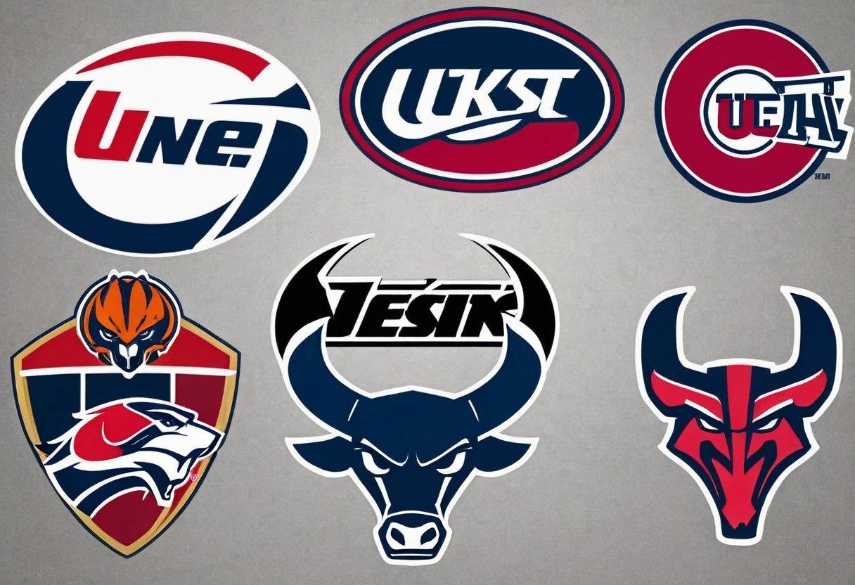 nfl team logos, make just logos without writing or font