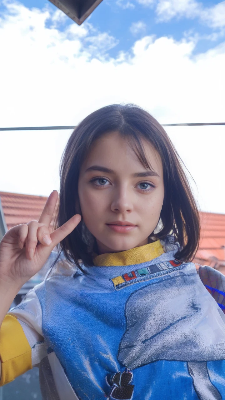 (1girl:1.3), Solo, (((Very detailed face)))), ((Very detailed eyes and face)))), Beautiful detail eyes, Body parts__, Official art, Unified 8k wallpaper, Super detailed, beautiful and beautiful, beautiful, masterpiece, best quality, original, masterpiece, super fine photo, best quality, super high resolution, realistic realism, sunlight, full body portrait, amazing beauty, dynamic pose, delicate face, vibrant eyes, (from the front), She wears Spider-Man suit, red and black color scheme, spider, very detailed city roof background, rooftop, overlooking the city, detailed face, detailed complex busy background, messy, gorgeous, milky white, highly detailed skin, realistic skin details, visible pores, clear focus, volumetric fog, 8k uhd, DSLR, high quality, film grain, fair skin, photo realism, lomography, futuristic dystopian megalopolis, translucent