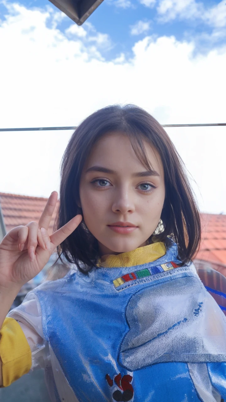 (1girl:1.3), Solo, (((Very detailed face)))), ((Very detailed eyes and face)))), Beautiful detail eyes, Body parts__, Official art, Unified 8k wallpaper, Super detailed, beautiful and beautiful, beautiful, masterpiece, best quality, original, masterpiece, super fine photo, best quality, super high resolution, realistic realism, sunlight, full body portrait, amazing beauty, dynamic pose, delicate face, vibrant eyes, (from the front), She wears Spider-Man suit, red and black color scheme, spider, very detailed city roof background, rooftop, overlooking the city, detailed face, detailed complex busy background, messy, gorgeous, milky white, highly detailed skin, realistic skin details, visible pores, clear focus, volumetric fog, 8k uhd, DSLR, high quality, film grain, fair skin, photo realism, lomography, futuristic dystopian megalopolis, translucent