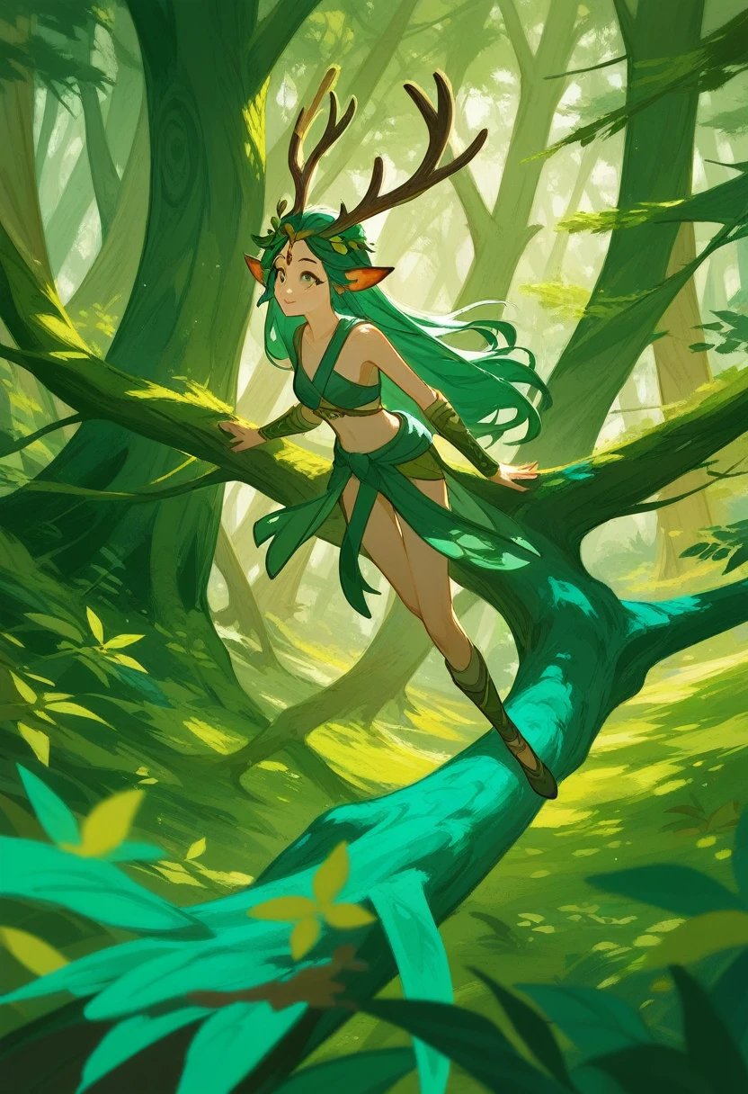 (Fraction_9,Fraction_8_Direction_7_up),1 a woman,Close shot,(((bust))),Lilia,Deer Man,cute,Runes on legs,cute面容,beauty,Sexy,Druid, Druid, female Druid, nature Druid, Cernunnos, alluring, Druid, Fantasy concept art, Druid warrior, martial artist dryad, Hearthstone concept art, Forest tree spirit, a Druid, Female Troll Shaman, Druid goddess