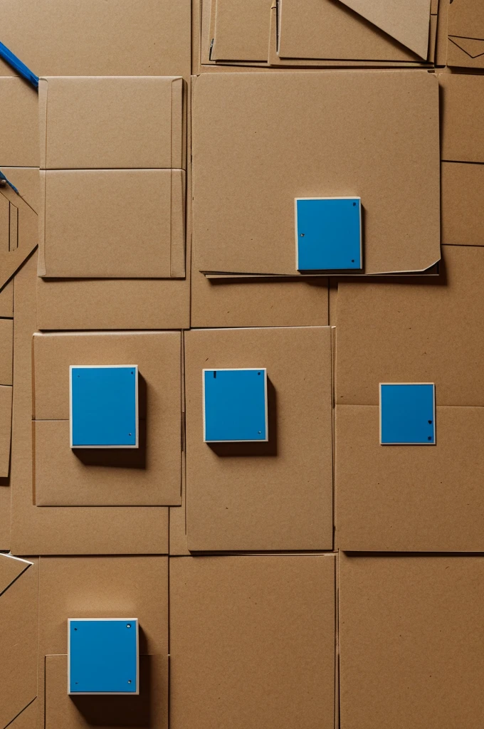 Cardboard on digital electronics 