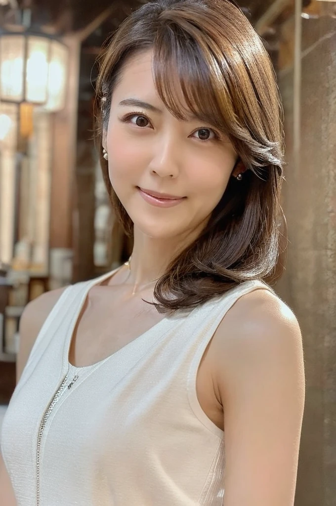 ((Highest quality)), ((masterpiece)), (detailed),Perfect Face,Japanese,Mature Woman,Upper Body