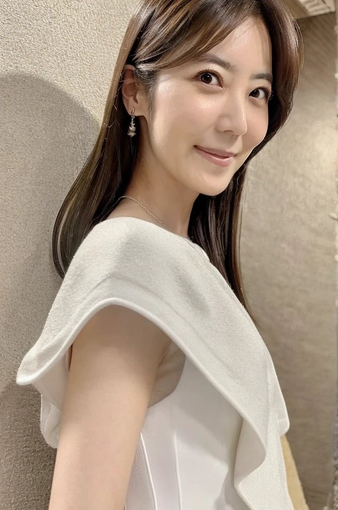 ((Highest quality)), ((masterpiece)), (detailed),Perfect Face,Japanese,Mature Woman,Upper Body