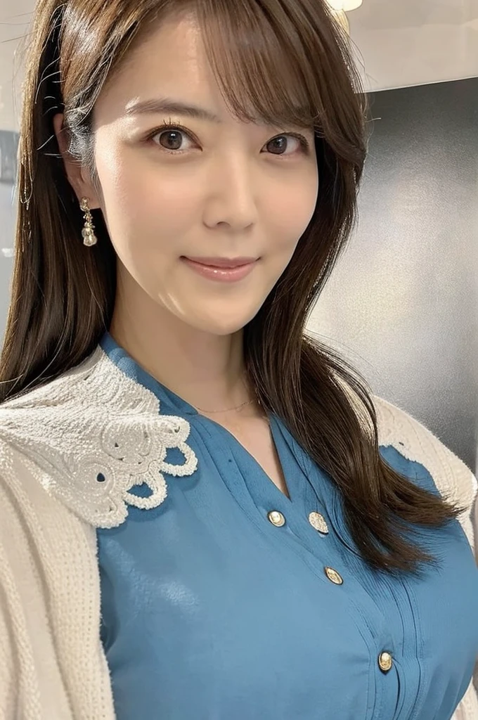 ((Highest quality)), ((masterpiece)), (detailed),Perfect Face,Japanese,Mature Woman,Upper Body