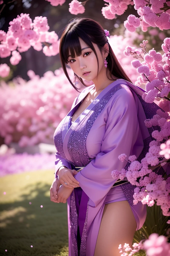 This image is、Featuring ultra-realistic, live-action Japanese beauties。The background is dotted with magical lights.、Pink and purple light、Floating transparent bubbles floating around。The beautiful girl&#39;s costume is a light pink dress.、It features a relaxed design。The pose is looking back、Showing a natural look。As a photographic technique、Use soft focus、Emphasizing the fantastical atmosphere。By skillfully using the placement of lights and the reflection of light,、The beautiful girl&#39;s contours and facial expressions are photographed in a way that makes them stand out softly.。The composition on a vertical screen、The light balance between the subject and the background is well captured.。