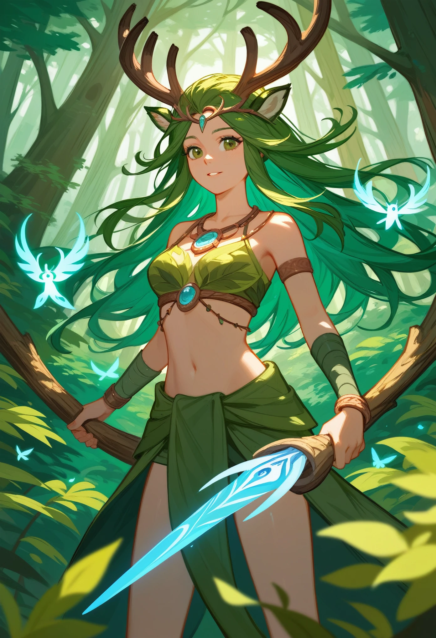 (Fraction_9,Fraction_8_Direction_7_up),1 a woman,Close shot,(((bust))),Lilia,Deer Man,cute,Runes on legs,cute面容,beauty,Sexy,Druid, Druid, female Druid, nature Druid, Cernunnos, alluring, Druid, Fantasy concept art, Druid warrior, martial artist dryad, Hearthstone concept art, Forest tree spirit, a Druid, Female Troll Shaman, Druid goddess