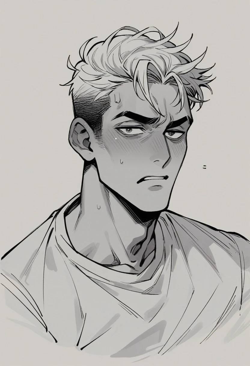 desperately confused man