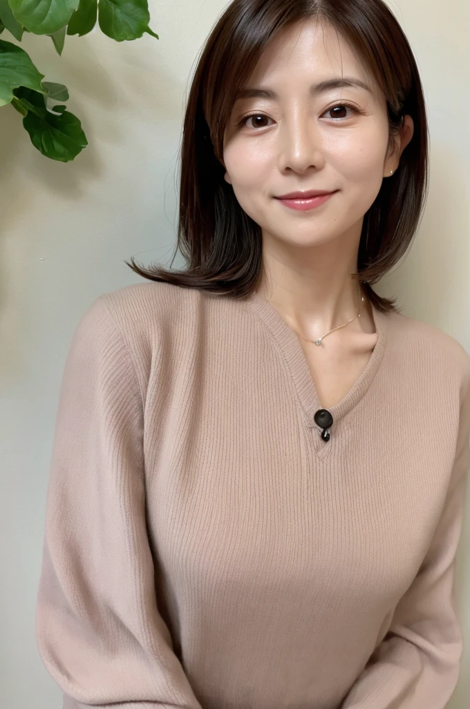 ((Highest quality)), ((masterpiece)), (detailed),Perfect Face,Japanese,Mature Woman,Upper Body