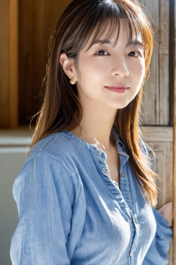 ((Highest quality)), ((masterpiece)), (detailed),Perfect Face,Japanese,Mature Woman,Upper Body