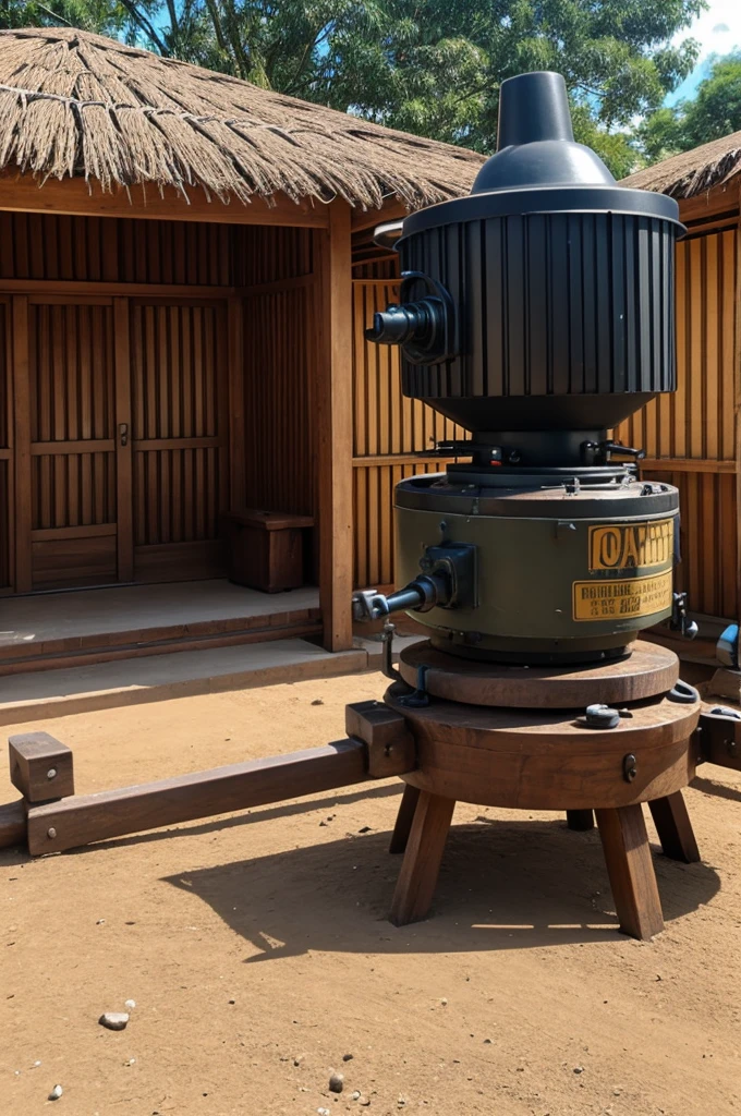 Automatic turret using a Colombian turned hat