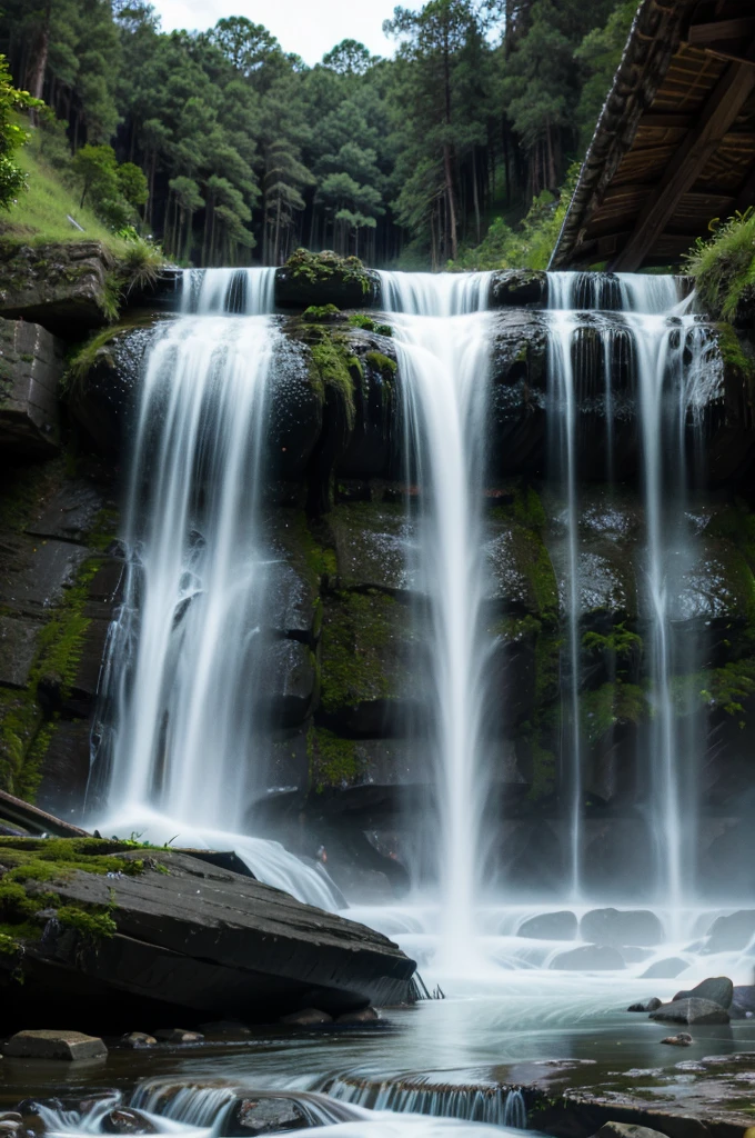 Relaxing waterfall 