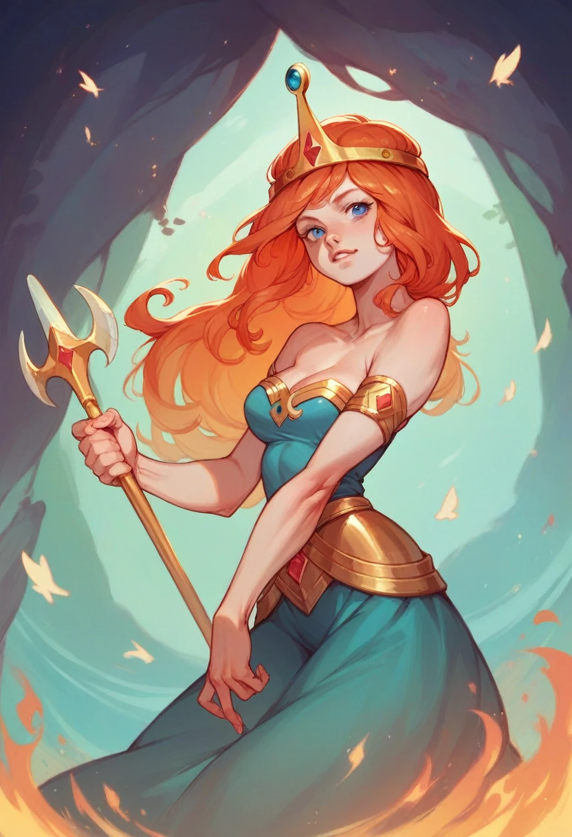 Realistic adventure time fire princess