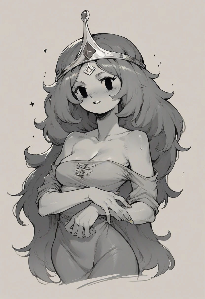 Make the Fire Princess character from the Adventure Time cartoon realistic