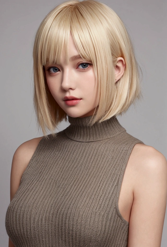 Blonde Bob Gal whole body