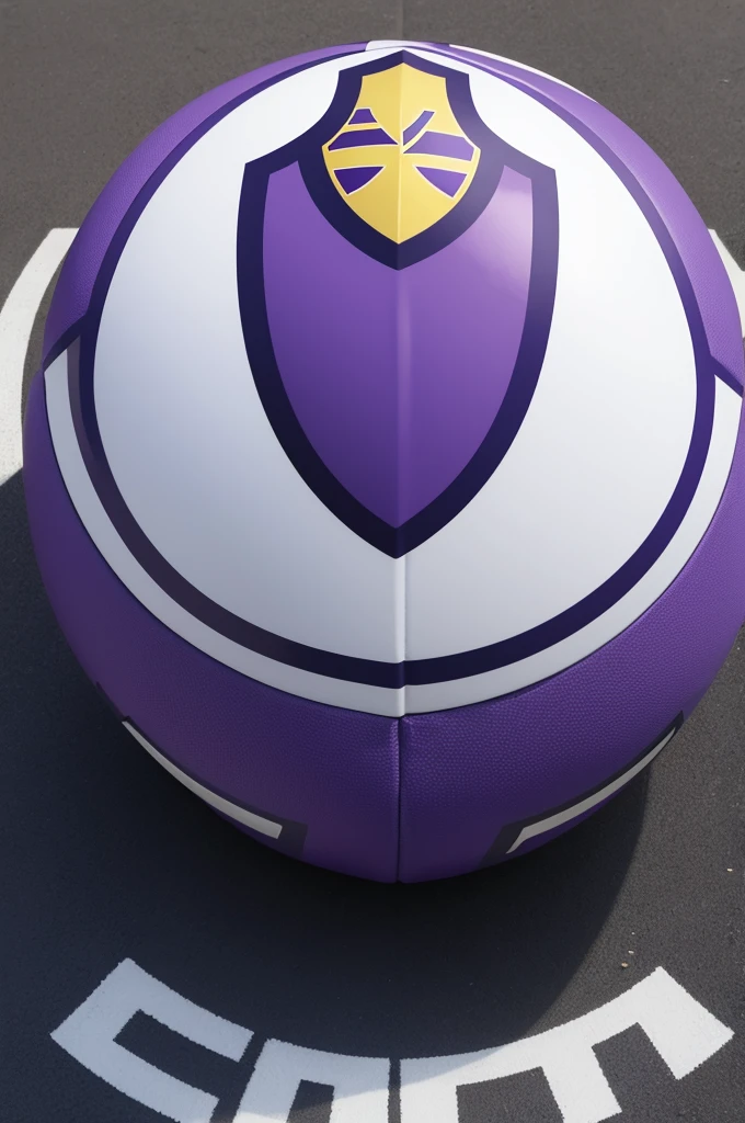 Create a shield for a football team with the colors white and purple and with the name Gigante da serra 