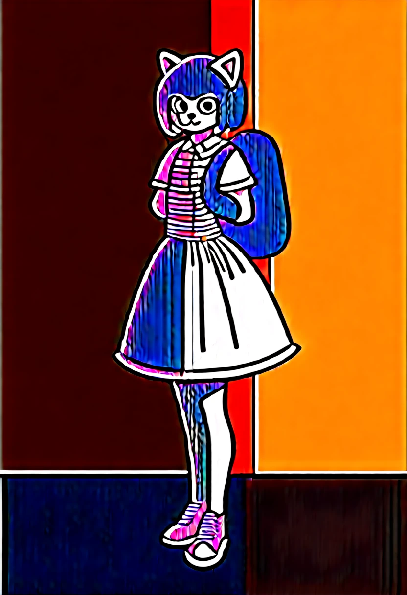masterpiece, best quality, one side up, feather hair ornament, hair flower, white gloves, legwear, thighhighs, flying,background in sky, smile, (1girl), (solo), otonokizaka ,winter uniform, red striped bow tie, navy blue blazer, blue striped pleated skirt,from below, BREAK score_9, score_8_up, score_7_up, score_6_up, source_anime