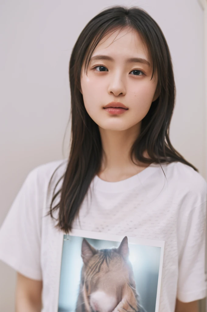 Cute Japanese Women Photos, Little Woman, 20-year-old, Beautiful and perfect face, brown, Beautiful Face, thin: 1.2,Dressed, (photo Realistic:1.4), (hyper Realistic:1.4), (Realistic:1.3),
(Smoother lighting:1.05), (Improving the quality of cinema lighting:0.9), 32k,
1 girl,20-year-oldの女の子, Realistic lighting, Backlight, The light shines on your face, Ray Tracing, (Bright light:1.2), (Improvement of quality:1.4),
(Highest quality Realistic textured skin:1.4), fine grain, Detailed face,
(tired, Sleepy and happy), (smile:0), Face close-up, T-Shirts,
(Accentuates body lines:1.1), (Enhances the beauty of skin texture:1.1)