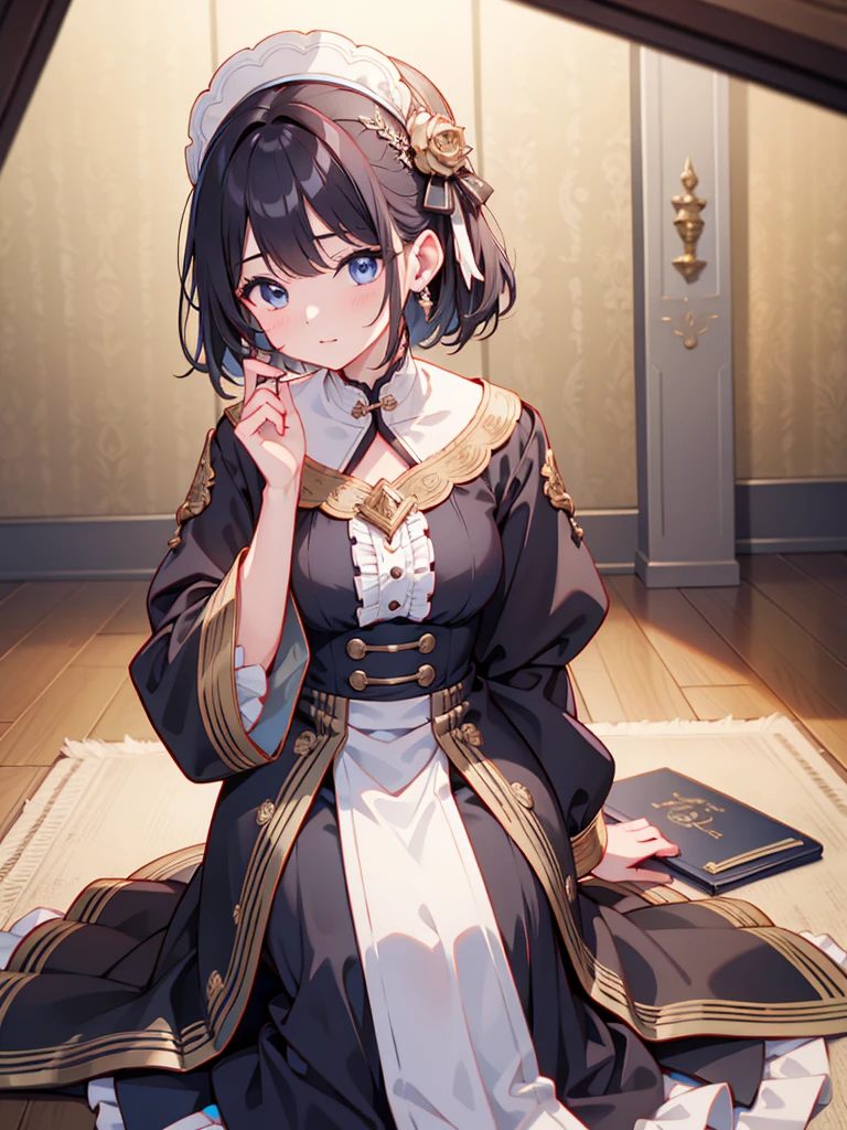 16K、Highest quality、Attention to detail、Rich skin detail、One Woman, Clothes that don&#39;t fit, (Big , Cleavage, Protruding nipples:1.2), Vibrant Hair, Lustrous body, Leaning forward