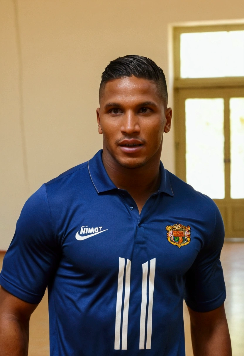 Antonio Valencia visiting the National University of Loja