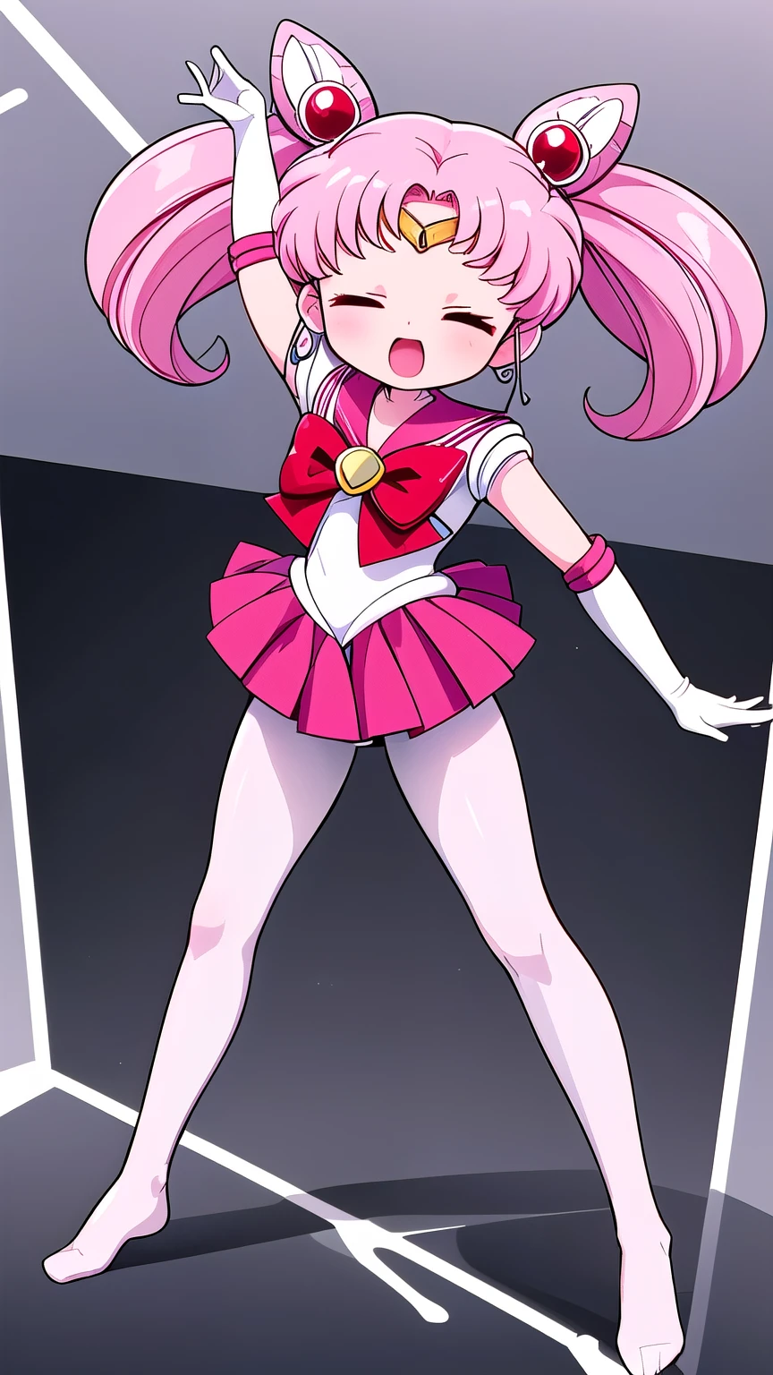 high quality，Sailor Moon，young年，Big Head，cute，Metal hairpins，（***********），（Little ****），Pink Hair，short hair，（Red hairpin），（Double tail），Sailor Suit，Red bow，White elbow gloves，Red Skirt，(White pantyhose:1.******ung)，(Small)，（小Short legs）（No shoes），（Close your eyes:1.5），（Short Legs:2.0），（Short legs:1.6），（Thick white tights:1.5） ，（The body is petite:2.0），White bed，（Little Feet），（Curl up），（Lie on your side:1.5），（Hold your legs with both hands:1.8），（turn over:1.6）