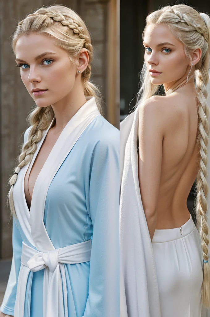 your stampede ( a tall blonde man with a side hairstyle, with blue-green eyes and a German suit and round sunglasses)having sex with Weiss from rwby (She is a pale-skinned young woman with pale blue eyes and long white hair that is often pulled back into a ponytail or braid off-center on the right side and secured with a silver icicle-shaped tiara..wears a white and gold robe )
