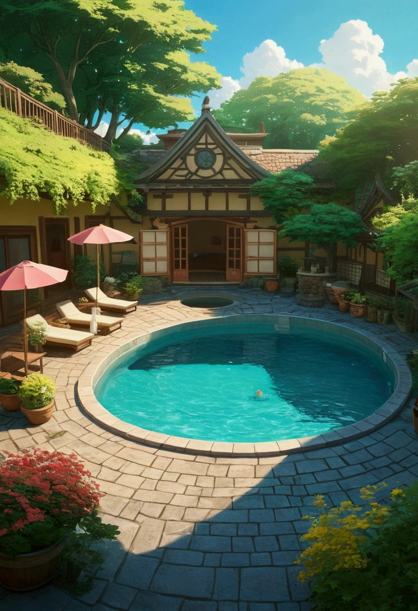 Ghibli Summer Pool
