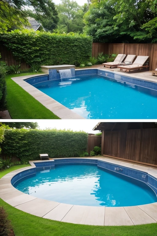 garden、Pool