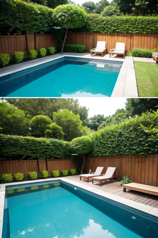 garden、Pool