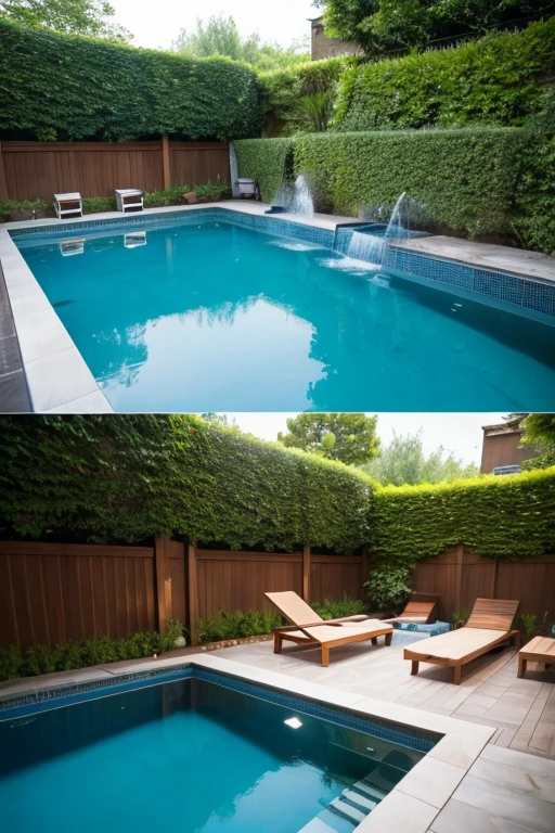 garden、Pool