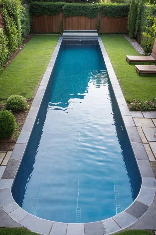 garden、Large pool