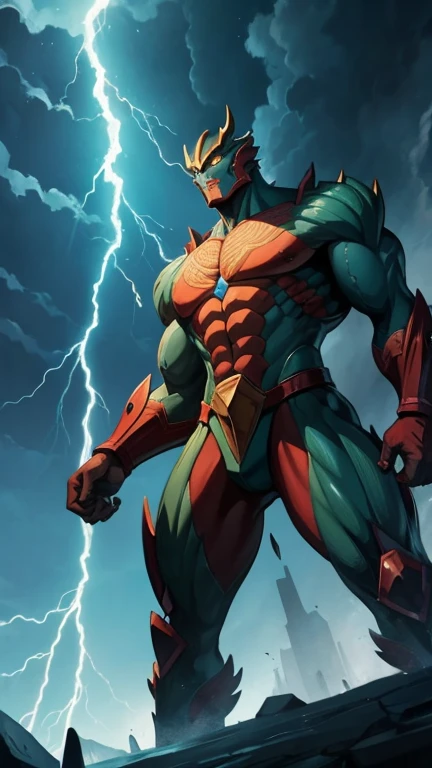 god legendary titan monster cartoon good hero mutant Thunderstorm