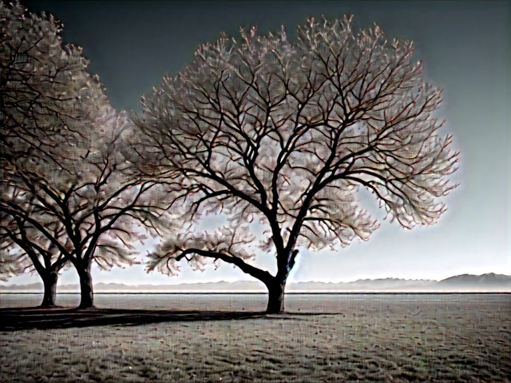 Best Quality,ultra detailed,realist,bottom y suelo blanco. monochrome, high contrast lights and shadows. black lines. Minimalist composition, details, serene white. Minimalist Design. Representation of a lonely person in nowhere, autumn. dry branches. ,ethereal beauty,perfect balance between simplicity and complexity,magic essence. bottom, sky and white dream. total minimalism. 8k quality , no noise.
