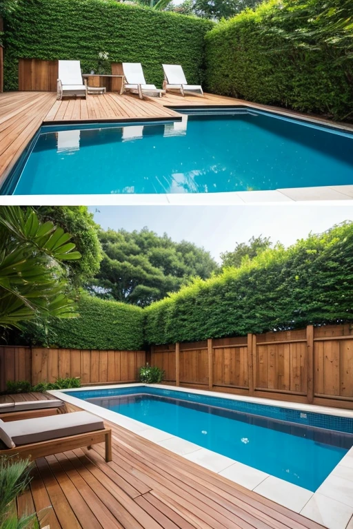 garden、Pool