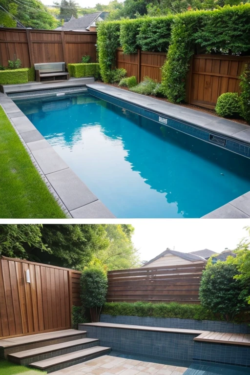 garden、Pool