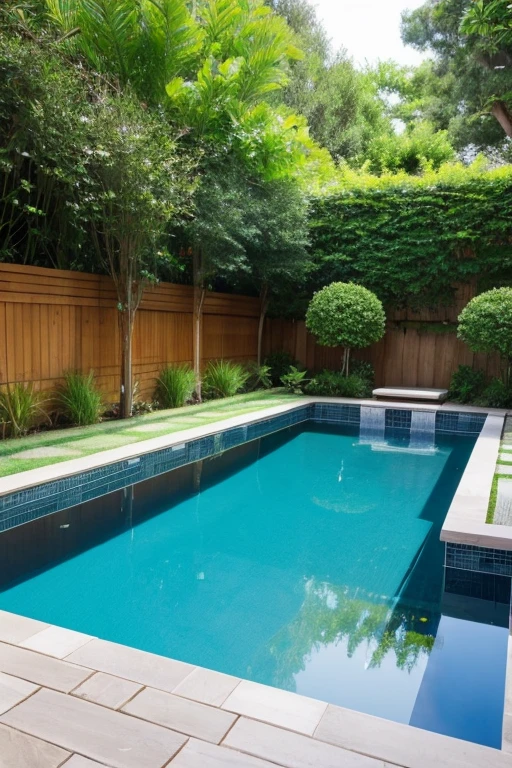 garden、Large pool