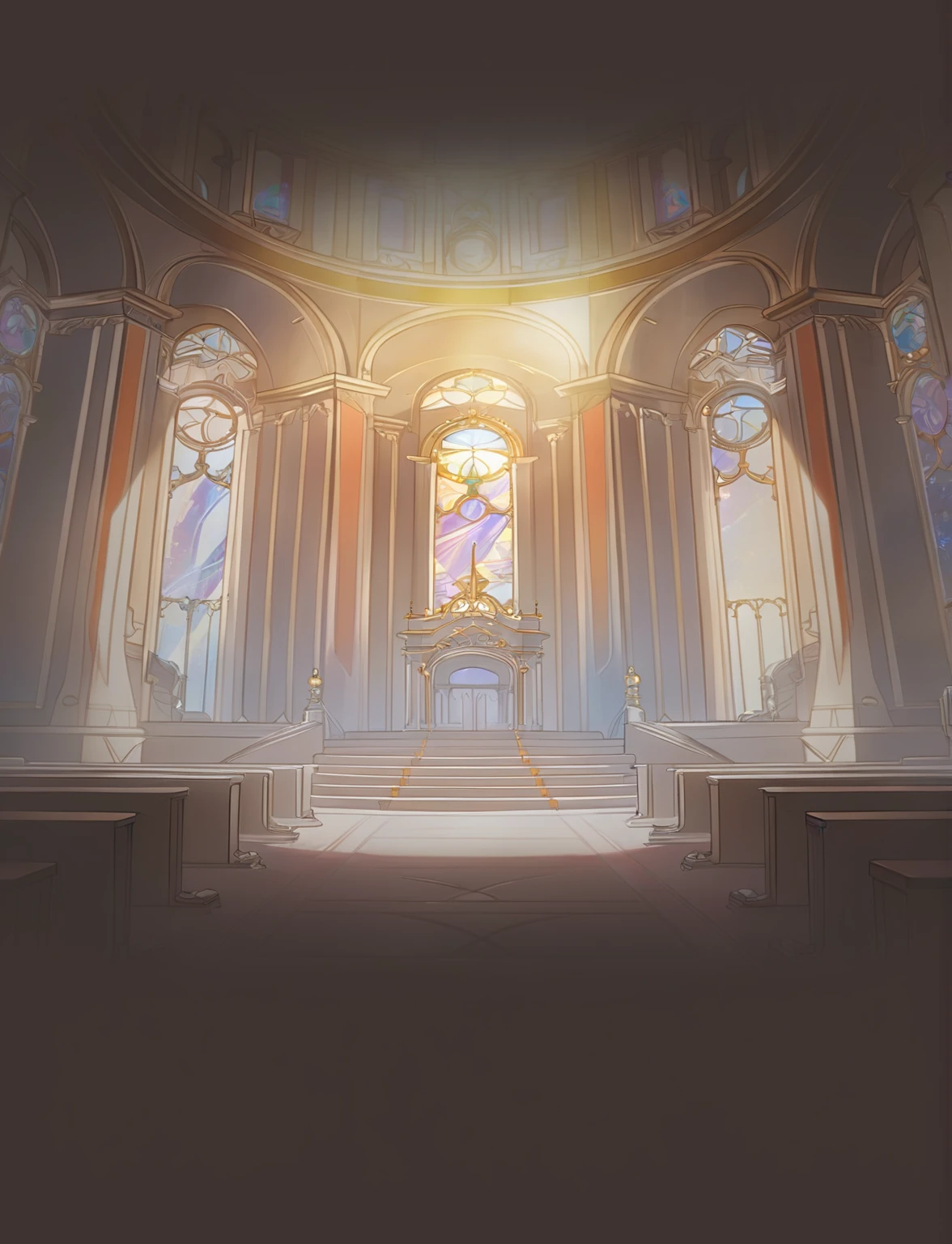 There is a picture of the church,There is a stained glass window in the church, 大Church Background, interior background technology, background technology, Kingdom of Light Background, anime background technology, Church Background, Church Background!, Palace Background, Stunning mysterious background, background technologywork, Anime Landscape Concept Art, Glowing stained glass background, Random background scenes, Ruina Library concept art, background technology deco palace