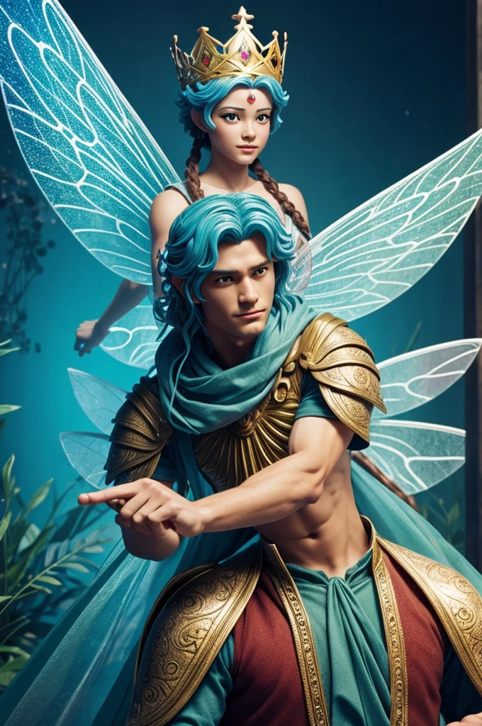Show me an animated Fairy King