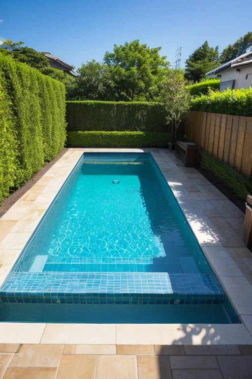 garden、Large pool